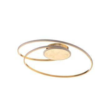 B-grade Lindby Dorle LED ceiling light, ceiling lamp, ceiling lamp, LED fixture, gold, ø 60 cm