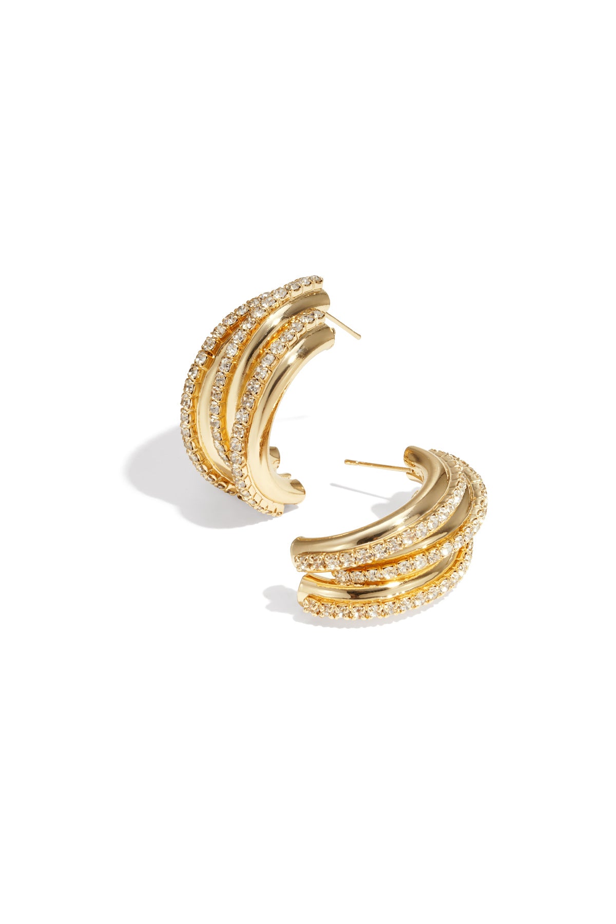 Eisen Ohrstecker unregelmäßige Form Elegante Weihnachten Luxuriöse Serie Damenschmuck