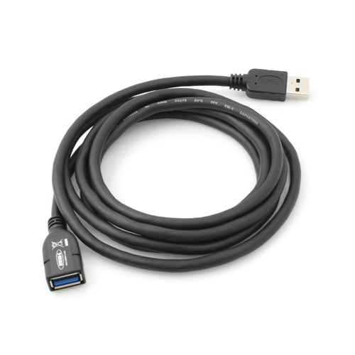 System-S USB 3.0 Tegund A (karlkyns) í USB 3.0 Tegund A (kvenkyns) framlengingarsnúra 100 cm 
