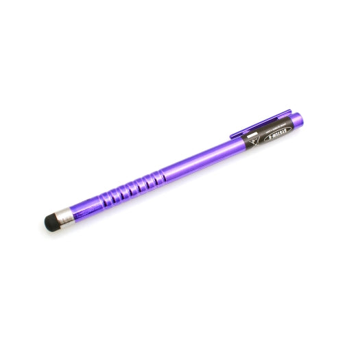 System-S Stylus snertipenni rafrýmdur inntakspenni 10,5 cm fjólublár
