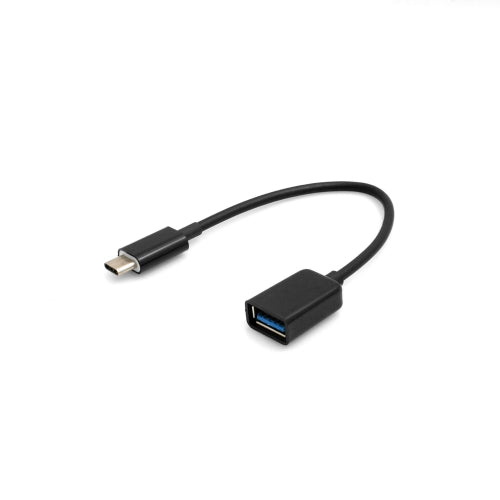 System-S USB Type C 3.1 í USB 2.0A kvenkyns Host OTG On the Go Host snúra 17,5 cm í svörtu