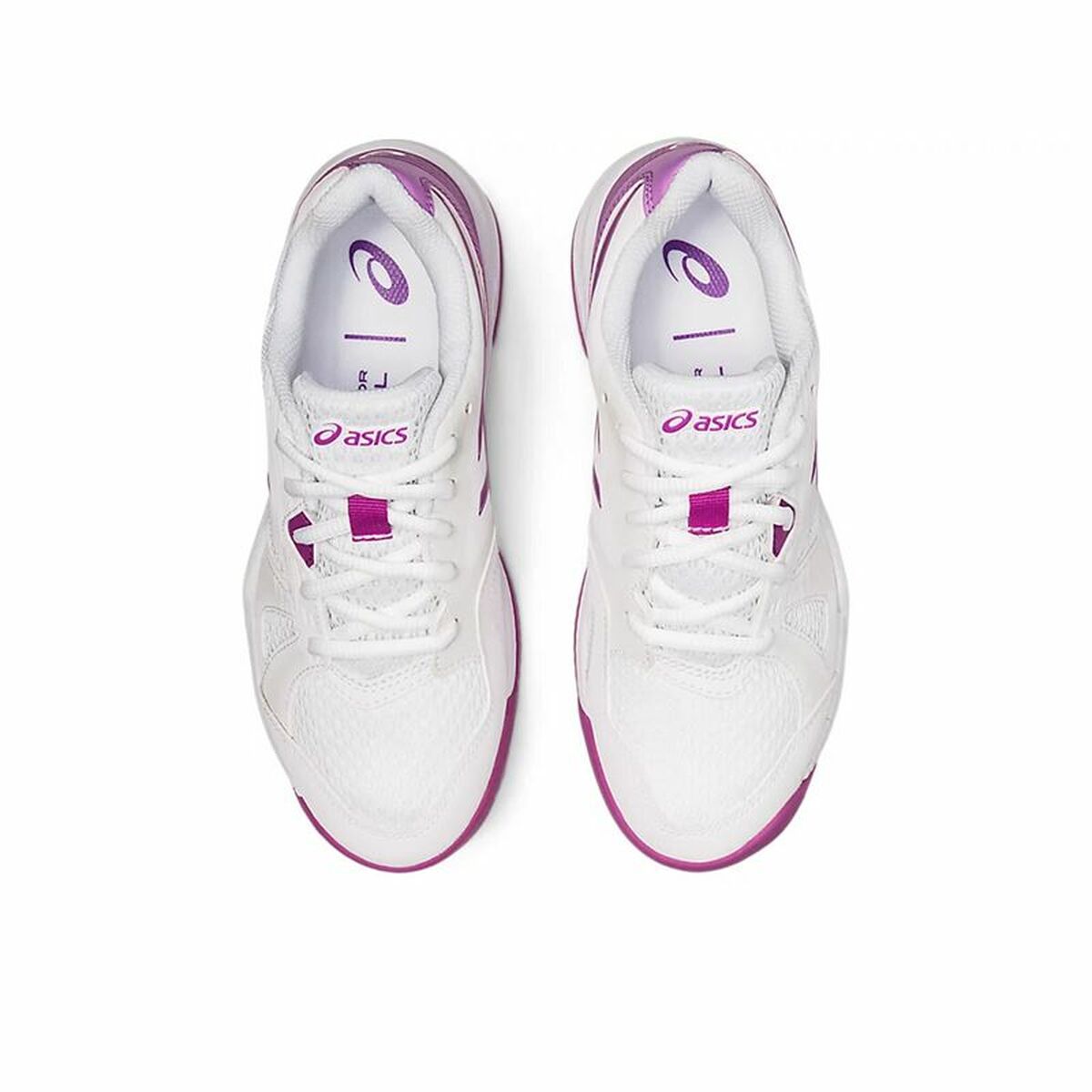 Asics Gel-Padel Pro 5 children's sports shoes in pink/white