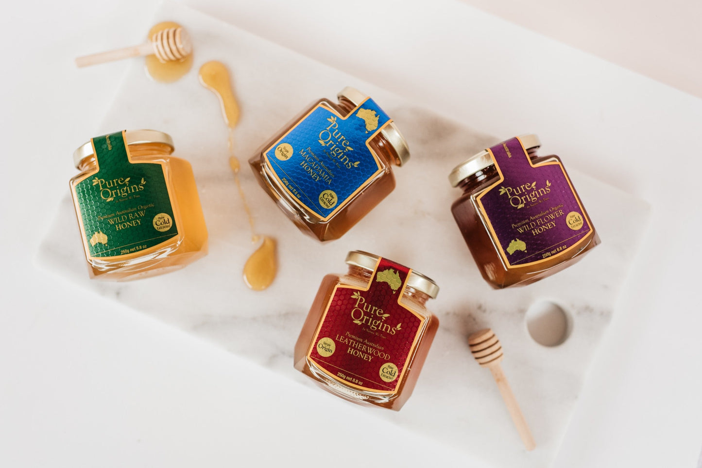 Australian Wild Organic Honey 250g – Raw, Cold Extracted, Natural, Pure