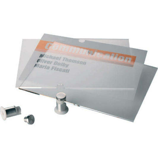 B-Ware Durable Türschild Namensschild Türschoner 482419 B210 Mm X H210 Mm Transparent