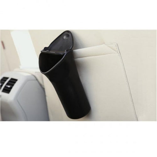 SYSTEM-S Car Mini Trash can with lid in black