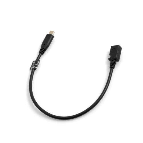 SYSTEM-S USB 3.1 Type C snúra karlkyns í Micro USB 2.0 kvenkyns inntaksbreytir gagnasnúra hleðslusnúra framlenging 28 cm
