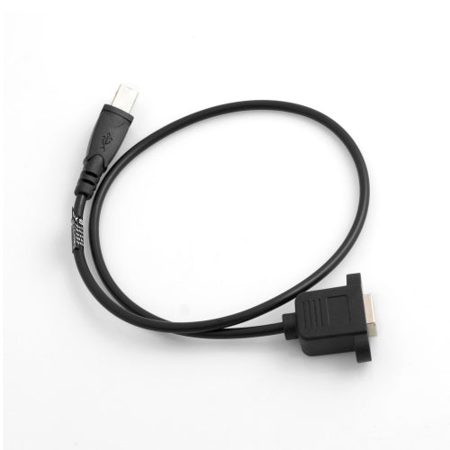 SYSTEM-S USB 2.0 Tegund B Tengitengi fyrir spjaldfestingu, skrúfur, hnetur, 50 cm