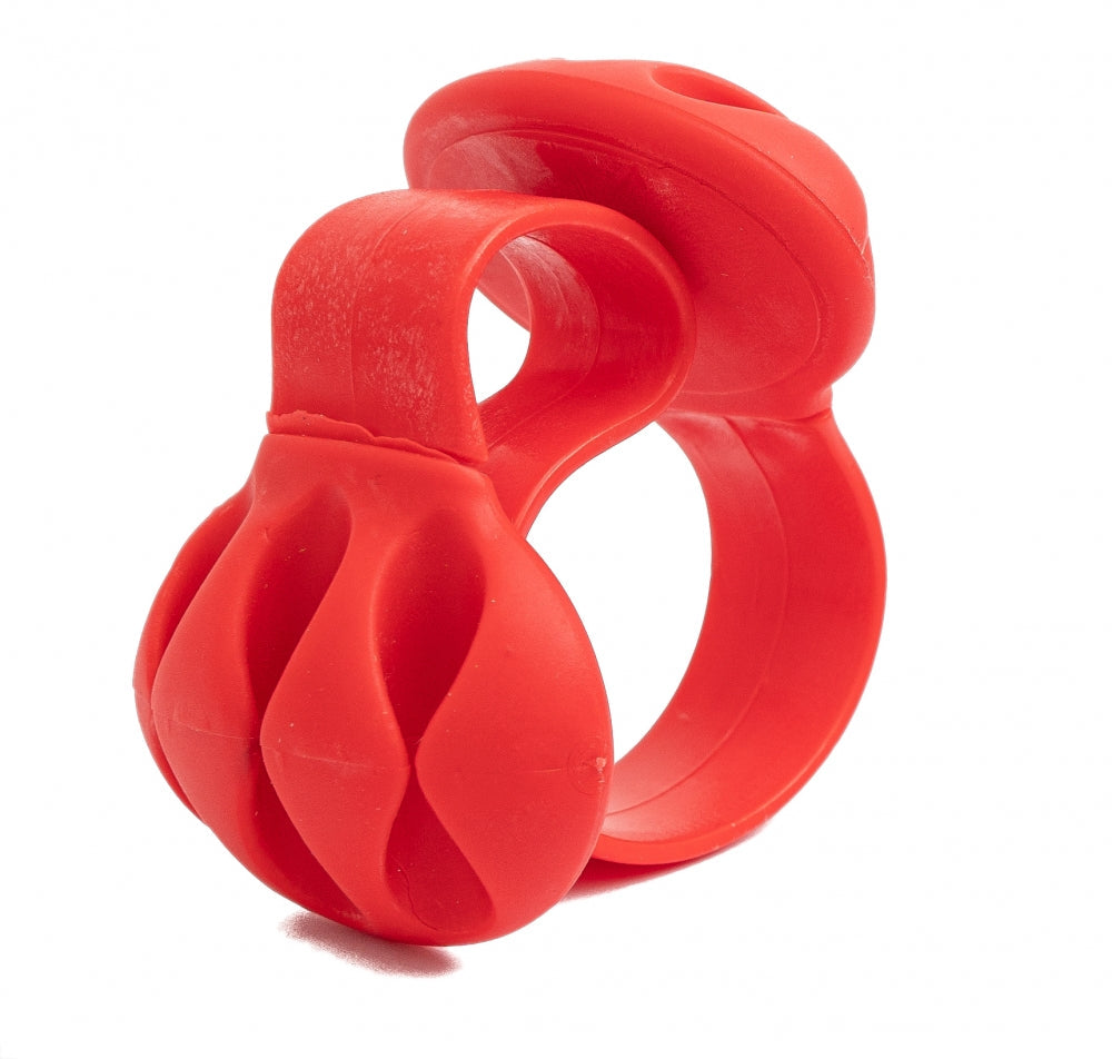 SYSTEM-S Cable Manager Cable Clip Organizer Desk Cable Clip Cable Fastener Cable Guide for Desk in RED