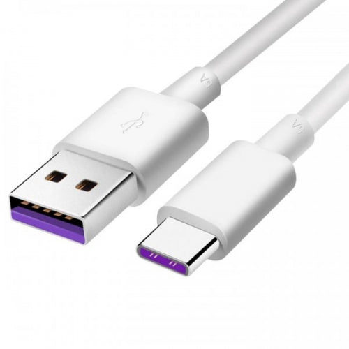 SYSTEM-S USB 3.1 Type C (karlkyns) í USB Type A 2.0 (kvenkyns) hraðhleðslusnúra 25W-5V-5A gagnasnúra hleðslusnúra 100 cm