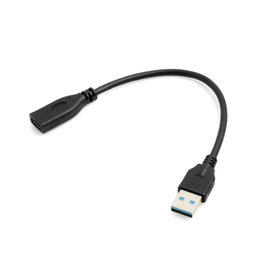 System-S USB snúra af gerð A 3.0 í USB 3.1 af gerð C 20 cm 