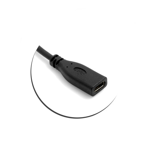 System-S USB snúra af gerð A 3.0 í USB 3.1 af gerð C 20 cm 