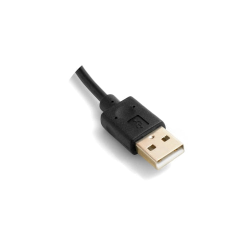 System-S USB tegund A (karlkyns) í USB tegund C 3.1 (kvenkyns) tengikapall fyrir spjaldfestingu, 90 cm
