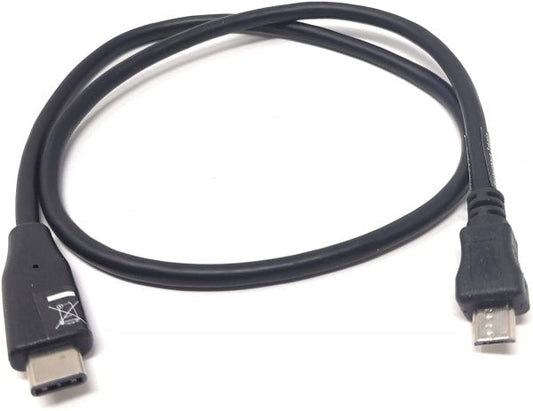 System-S USB Type C 3.1 Stecker zu Micro USB Stecker Host OTG On The Go Host Kabel 50 cm