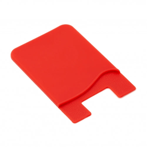 System-S 10x Smartphone Card Holder Silicone Case Card Case in Red