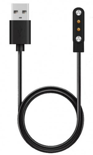 System-S USB tengikví fyrir Xiaomi Haylou Solar snjallúr 100 cm