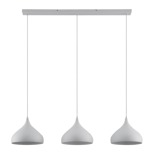 B-grade Lindby Elamira pendant light, ceiling lamp, hanging lamp, 3-light. SEE TEXT/PHOTO