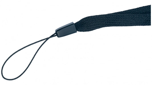 SYSTEM-S 5er Pack Halsband Trageband mit Schlaufe in Schwarz für Smartphone MP3-Player