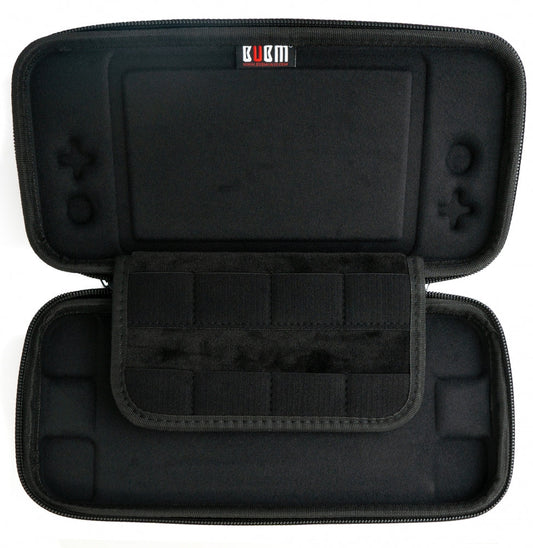 SYSTEM-S hlífðarhulstur með plássi fyrir leiki í svörtu fyrir Nintendo Switch 