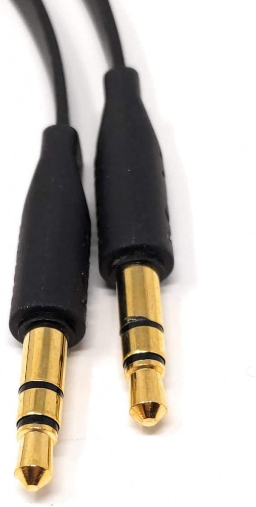 3-póla 2X 3,5 mm tengi í tengi TRRS hljóð-stereó AUX heyrnartólsnúra 100 cm 