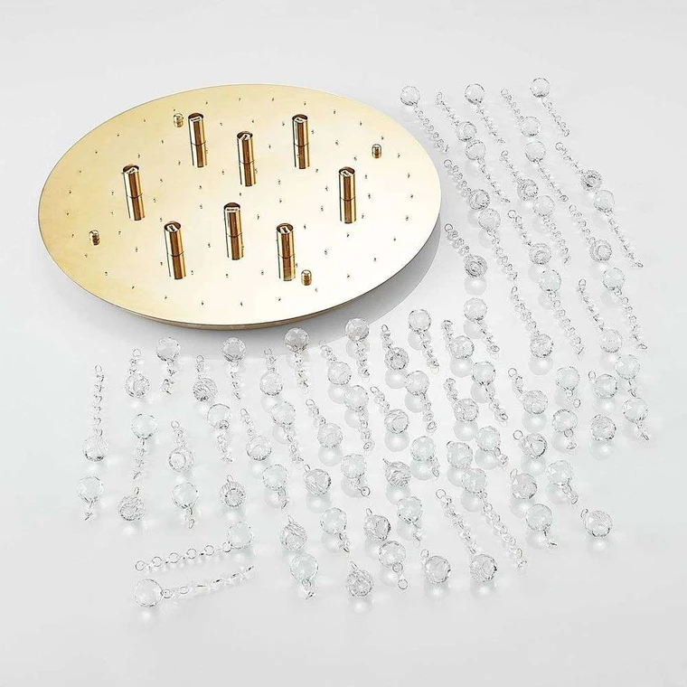 Lindby Gillion loftlampi í B-flokki, hengilampi, loftljós, stofuljós, G9 8 ljós, 146 