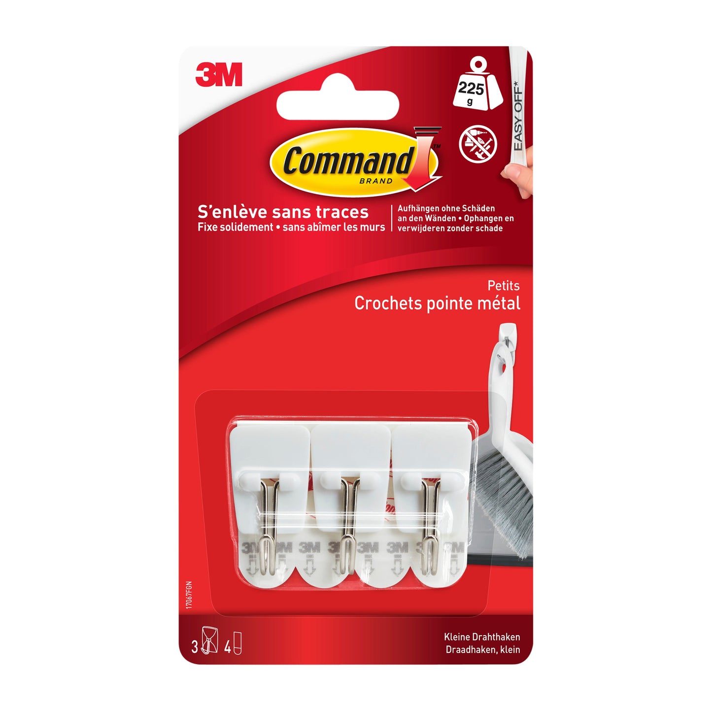 Command™ Small Drahthaken, 17067 | Packung (1 Stück)