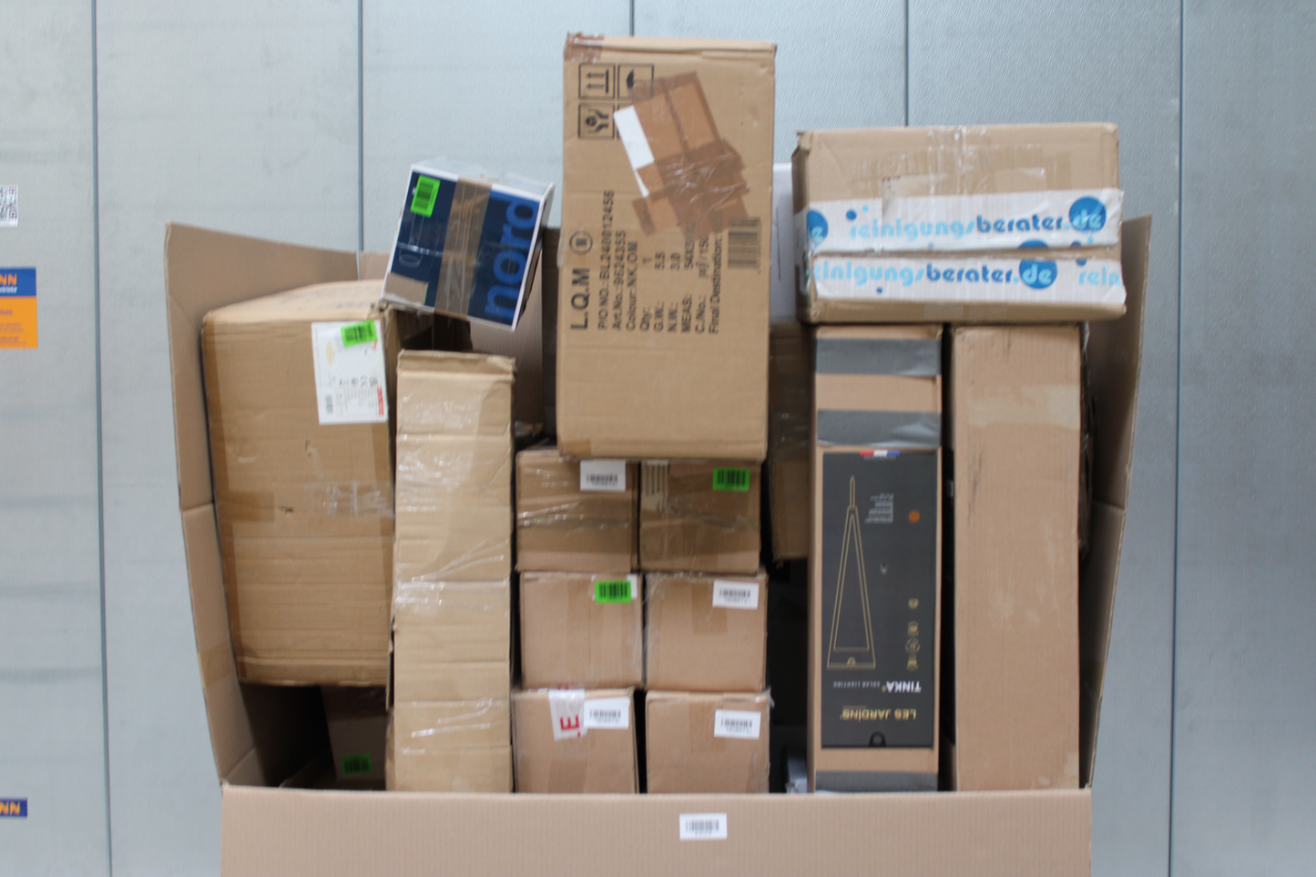 Tilboð á blönduðum vörum af B-flokki, gallaðar vörur, pakkaskil á blönduðum vörum 43x