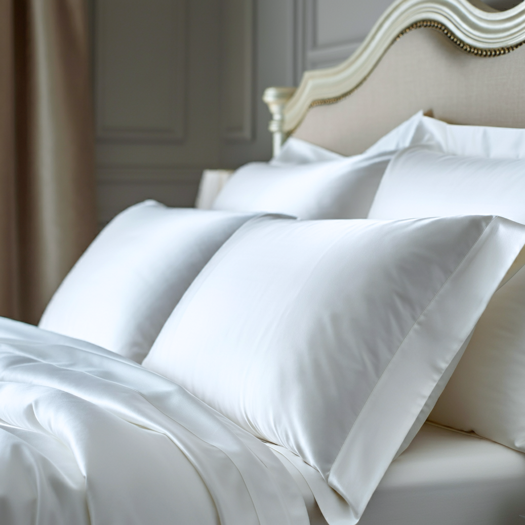 Koddaver úr bómullar-satíni með sjarma