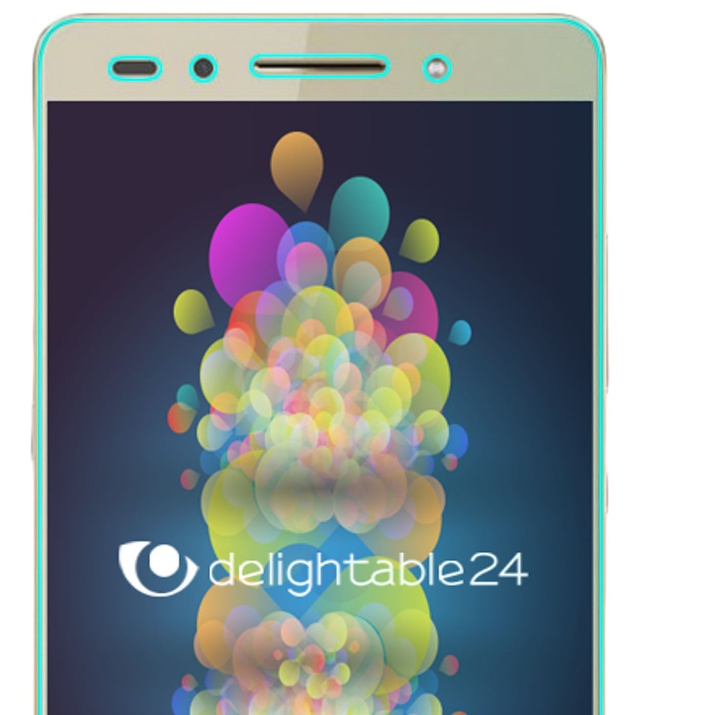 NALIA skjávörn fyrir Huawei Honor 7, 9H með hertu gleri.