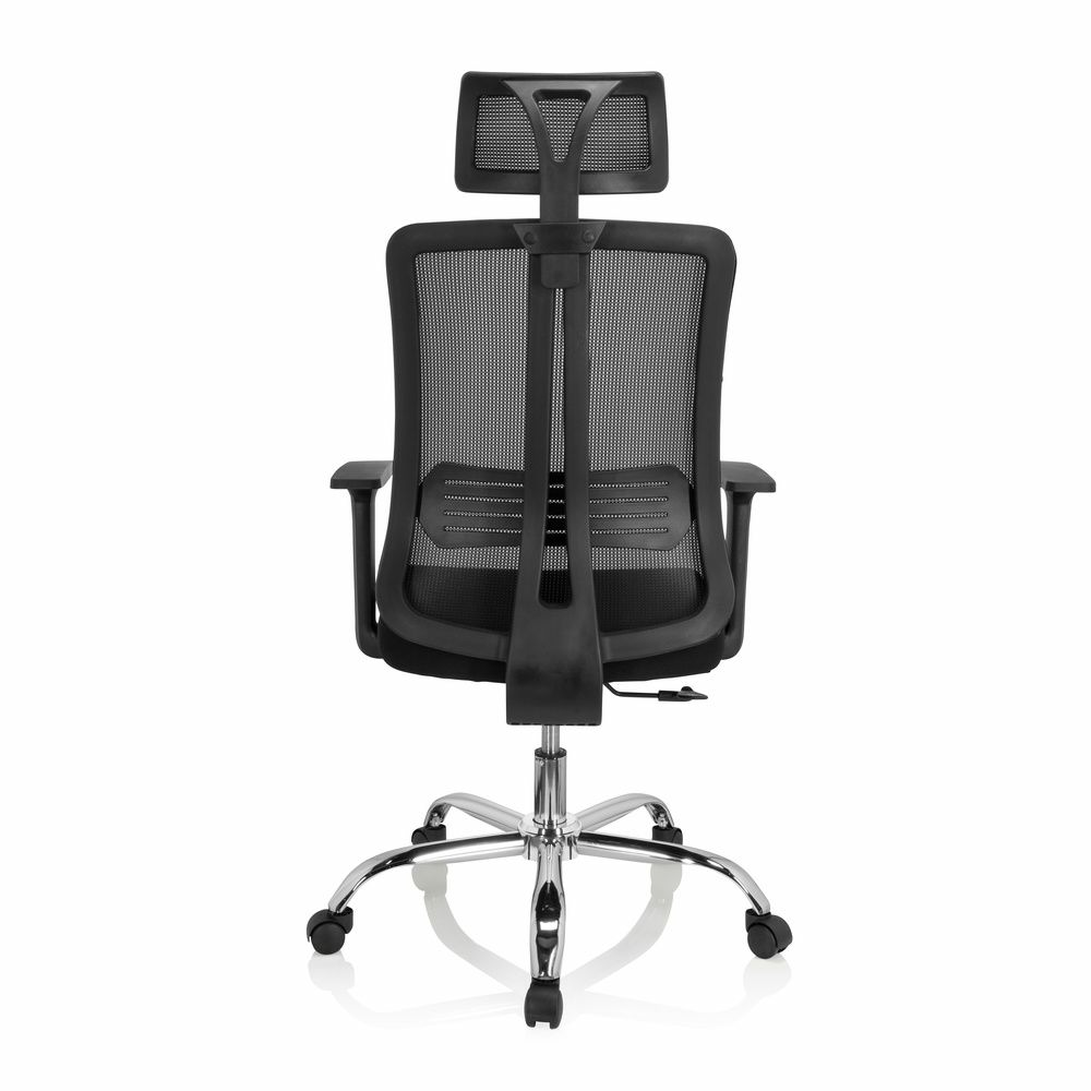 Hjh Office Zh 200 heimaskrifstofustóll, svartur, snúningsstóll, vinnustóll