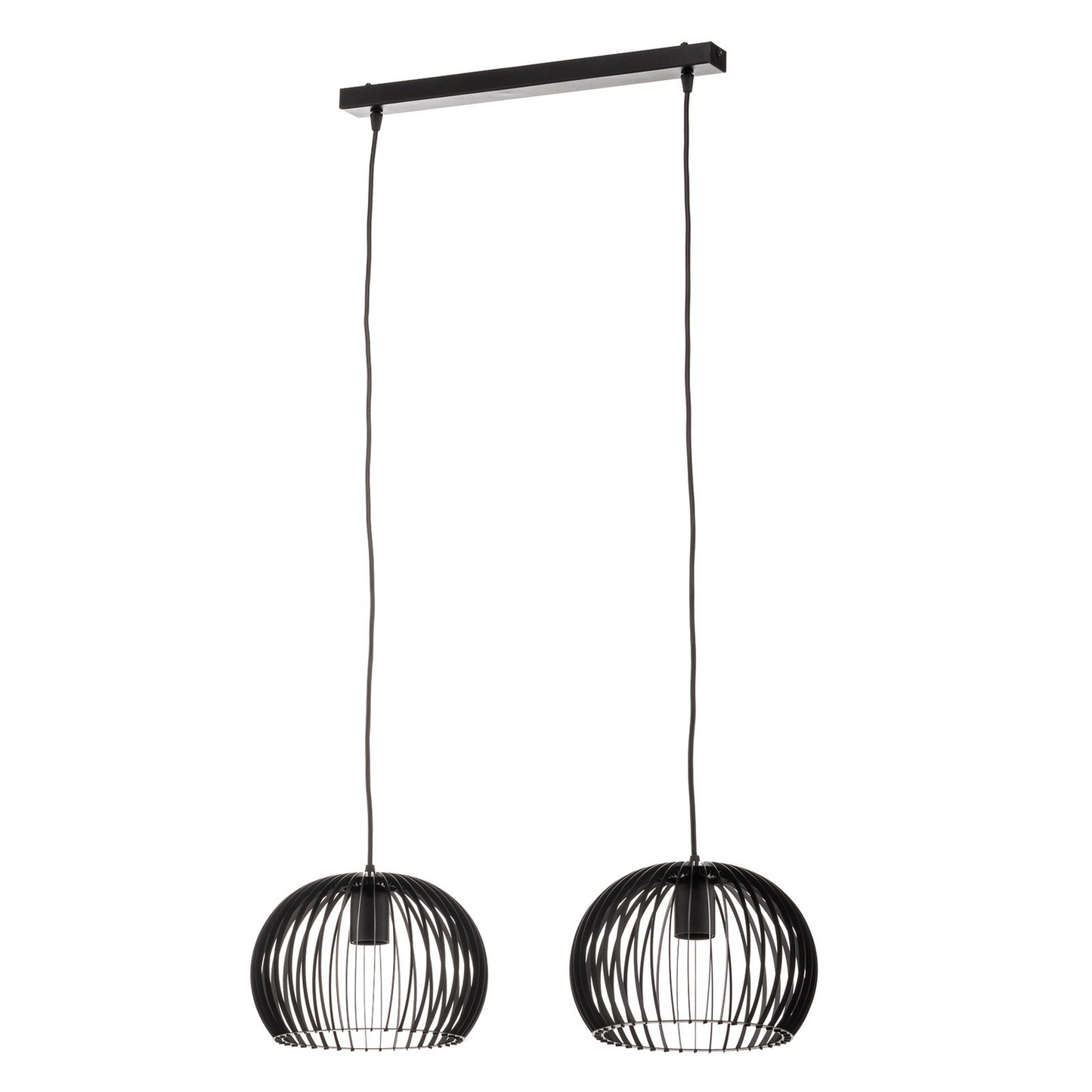 B-stock Euluna pendant light Larus black steel 2 bottles. Hanging lamp ceiling lamp lamp E27 