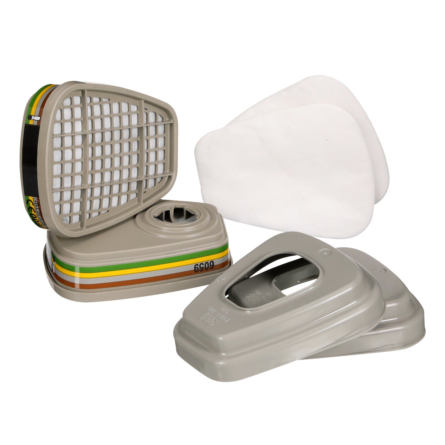 3M™ Filtersatz 6004-1SP, ABEK1P3 Kombinationsfilter (2x6059, 2x5935, 2x501) | Packung (1 Stück)