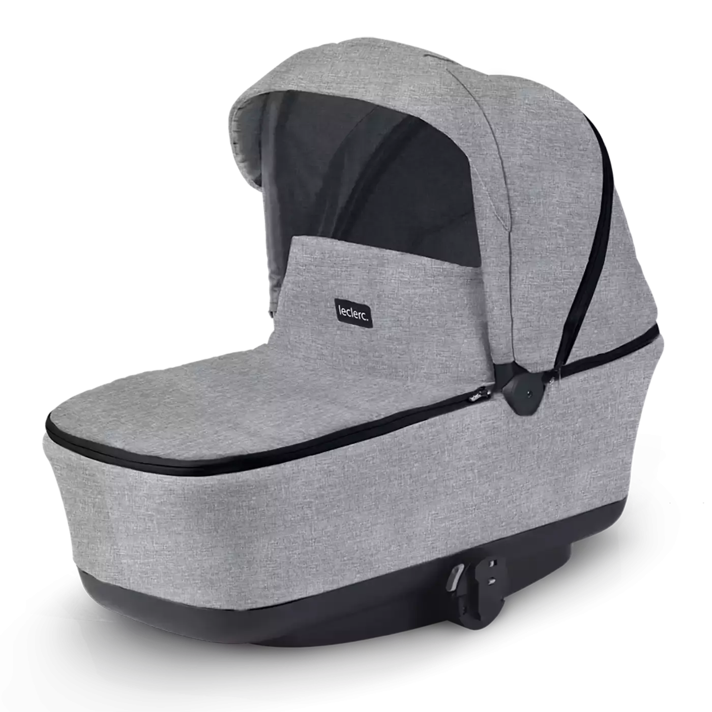 B-flokks Leclercbaby baðkar, grár melange, barnabaðkar