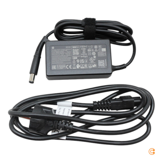 HP 65W fartölvuhleðslutæki á lager, 45W straumbreytir, hleðslutæki fyrir tölvu
