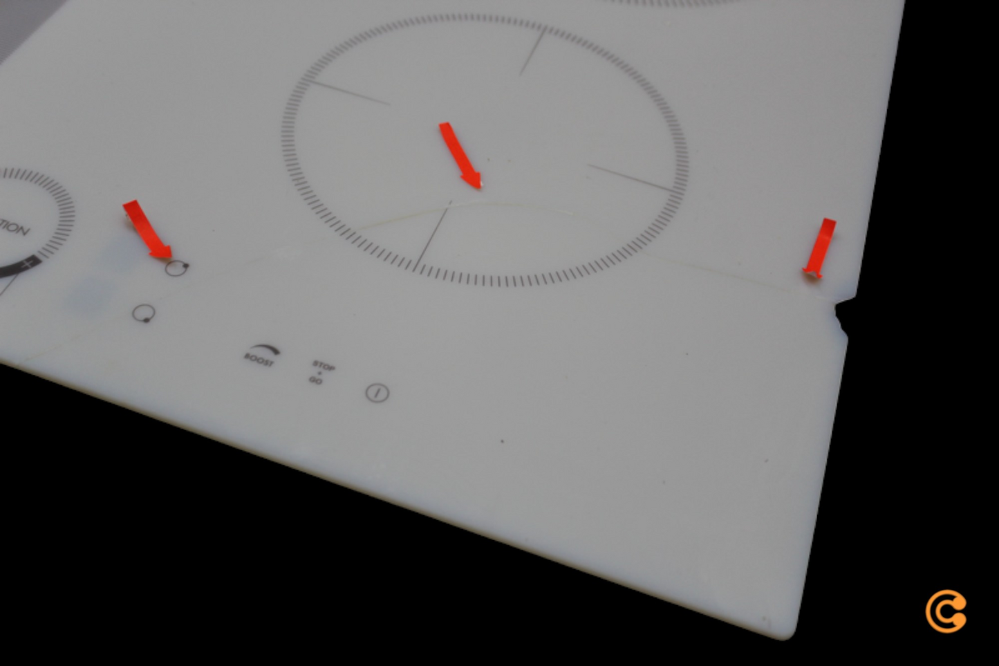 B-Ware Klarstein Delicatessa 70 Hybrid Einbaukochfeld Induktion 4 Zonen Siehe Text/Foto