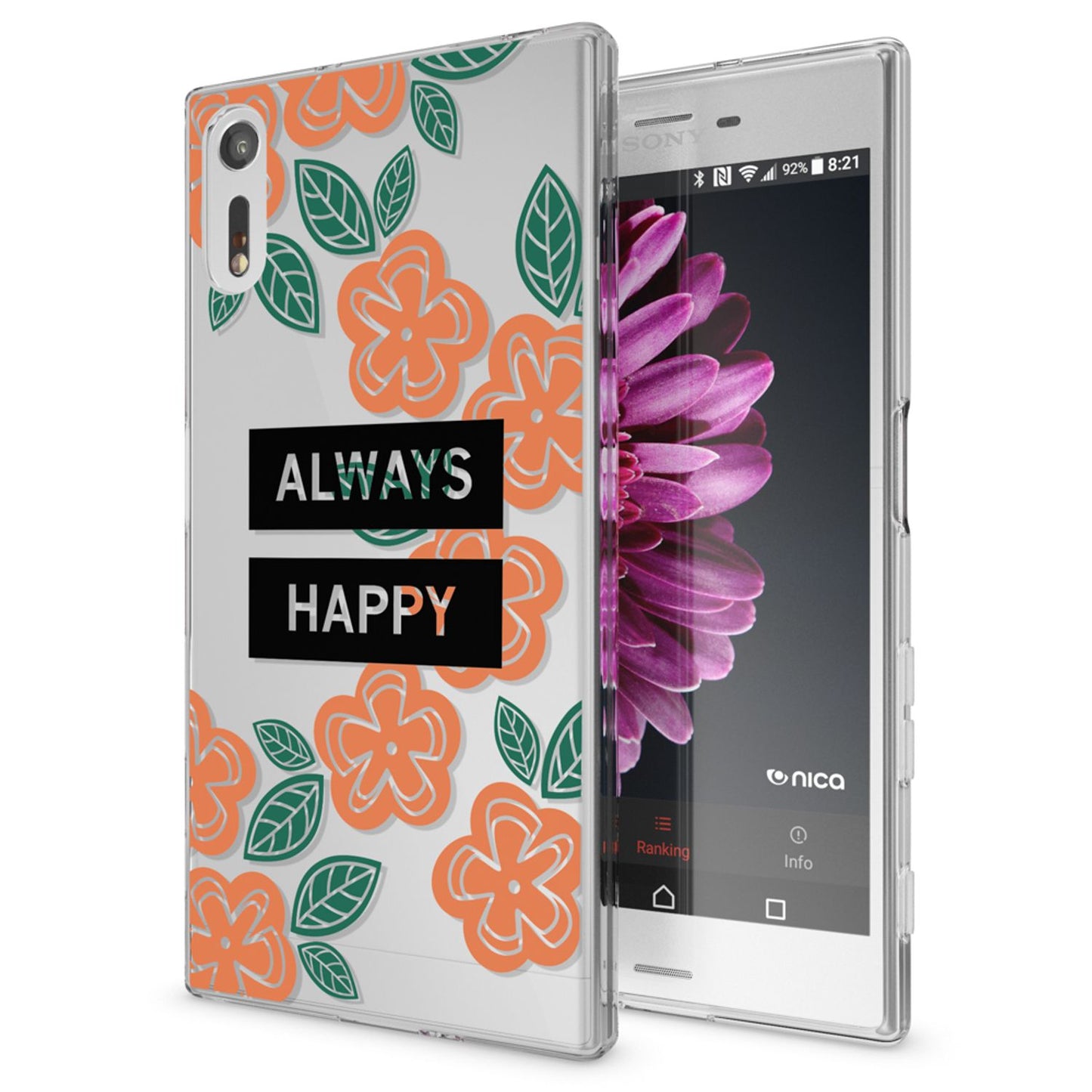 Sony Xperia XZ phone case by NALIA, silicone TPU motif case cover bumper, slim