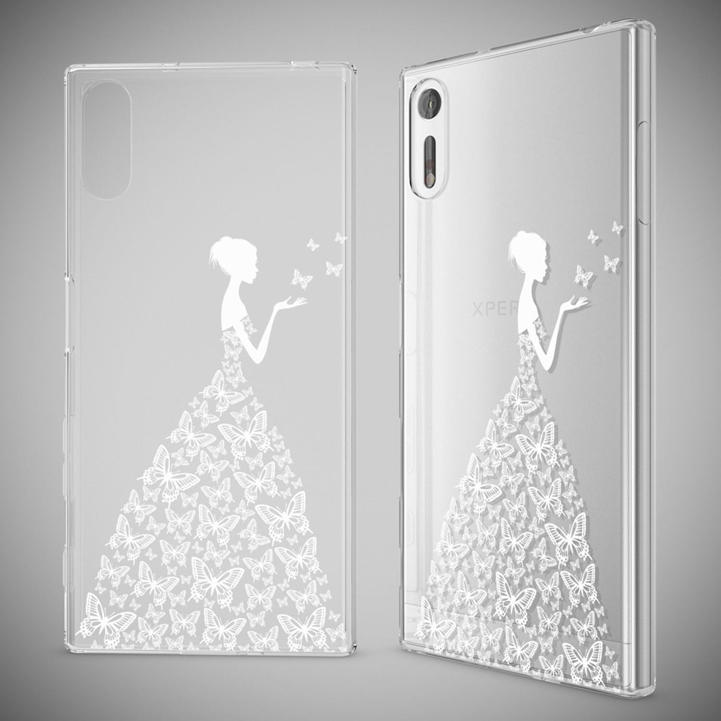 Sony Xperia XZ phone case by NALIA, silicone TPU motif case cover bumper, slim