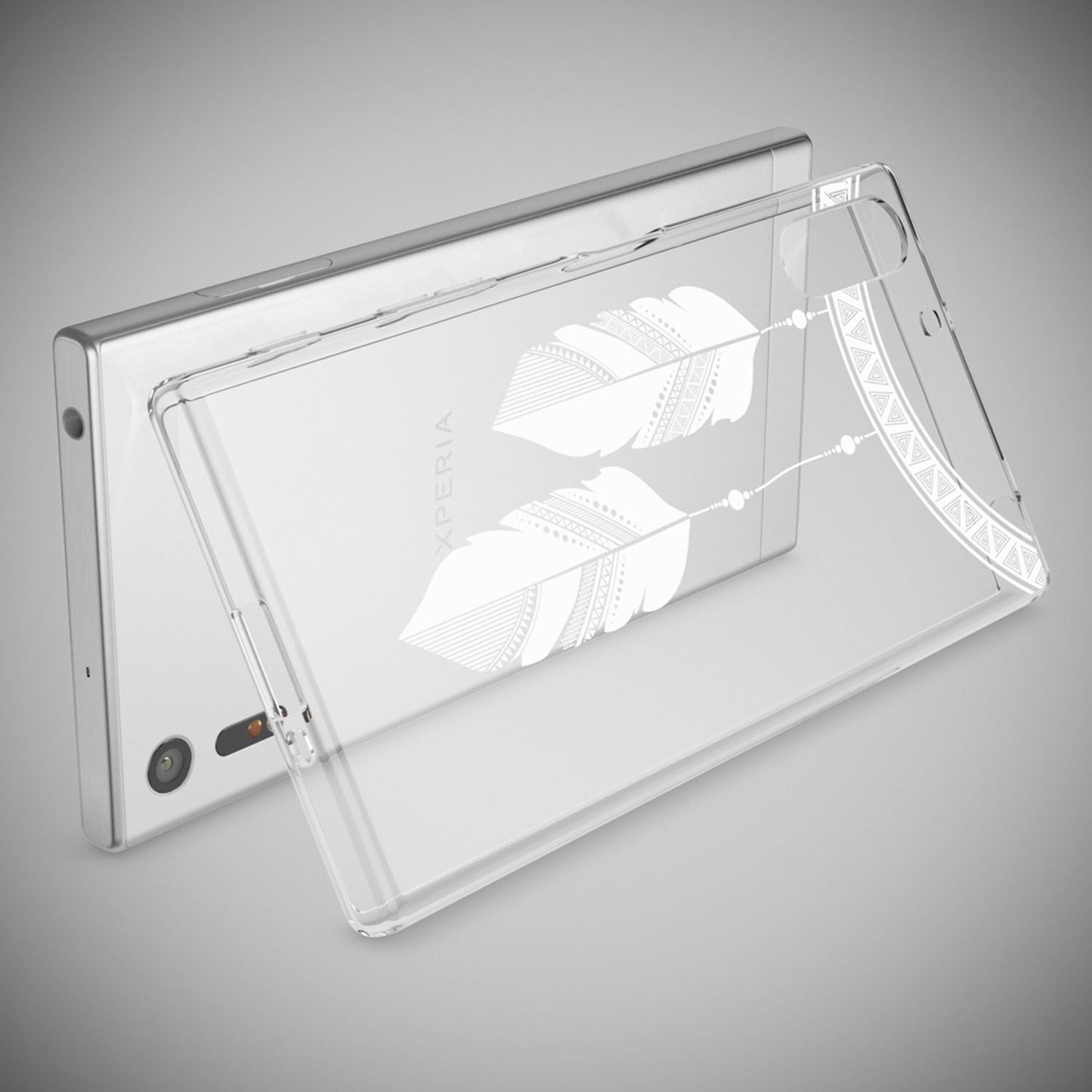 Sony Xperia XZ phone case by NALIA, silicone TPU motif case cover bumper, slim