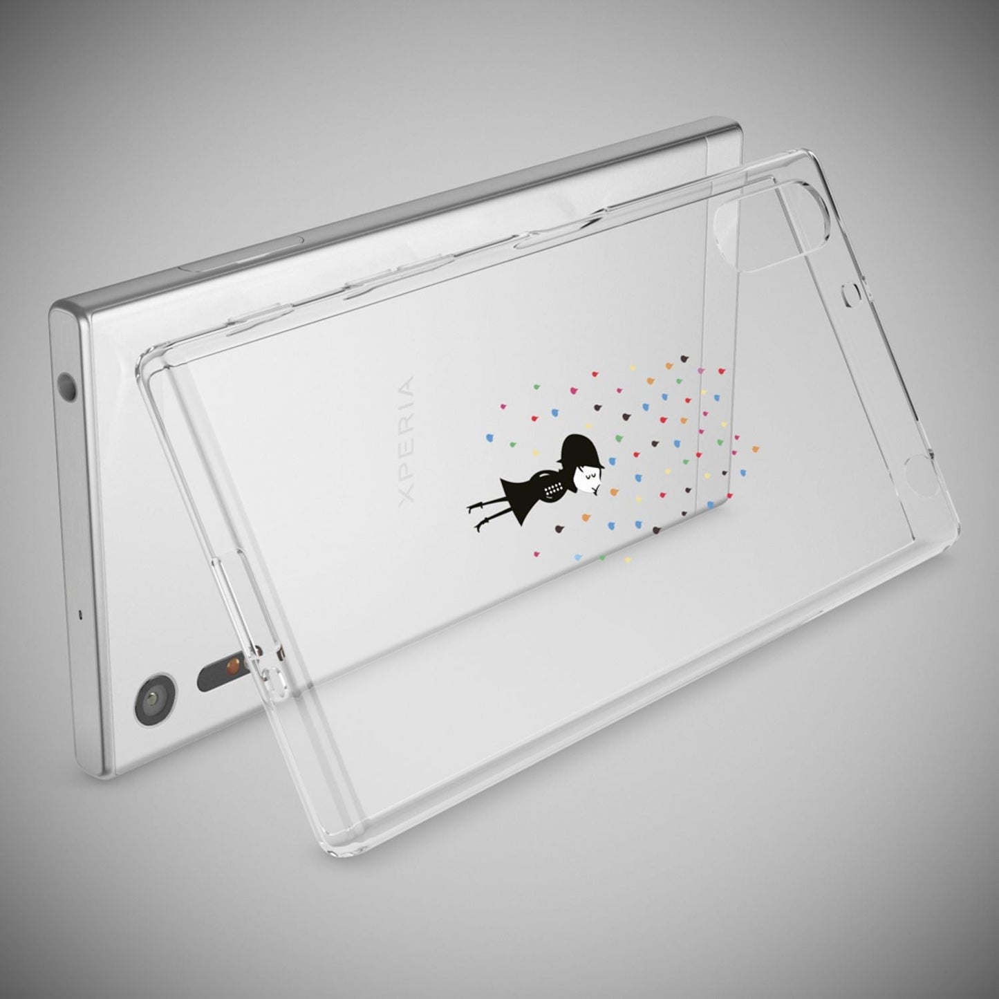 Sony Xperia XZ phone case by NALIA, silicone TPU motif case cover bumper, slim