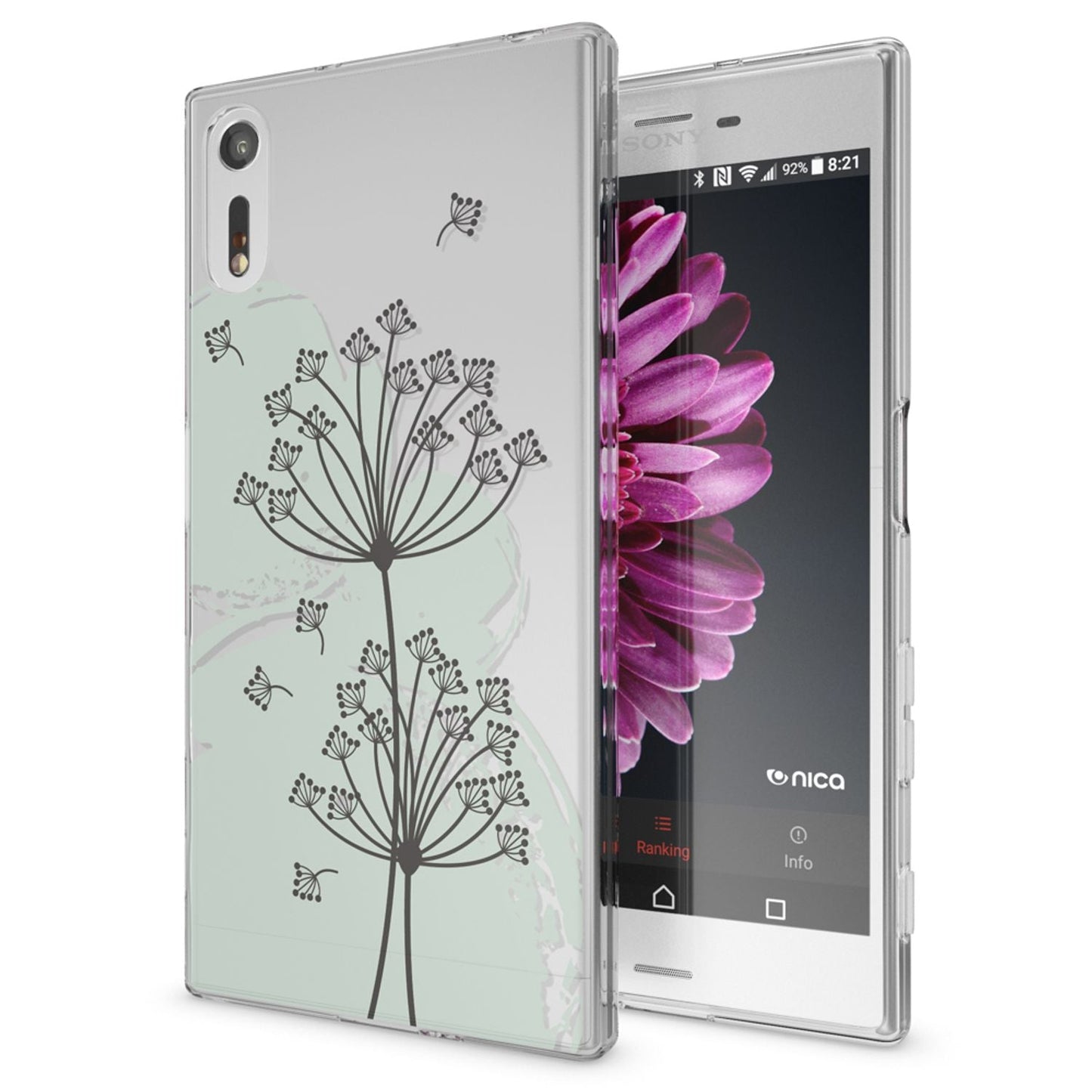 Sony Xperia XZ phone case by NALIA, silicone TPU motif case cover bumper, slim