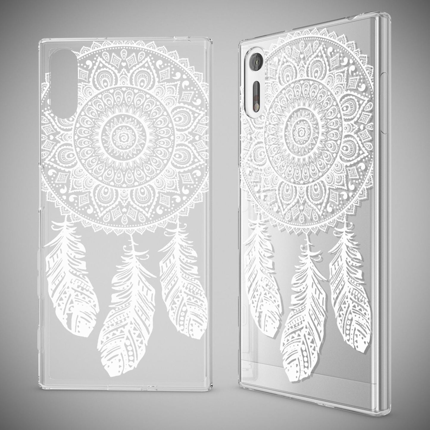 Sony Xperia XZ phone case by NALIA, silicone TPU motif case cover bumper, slim