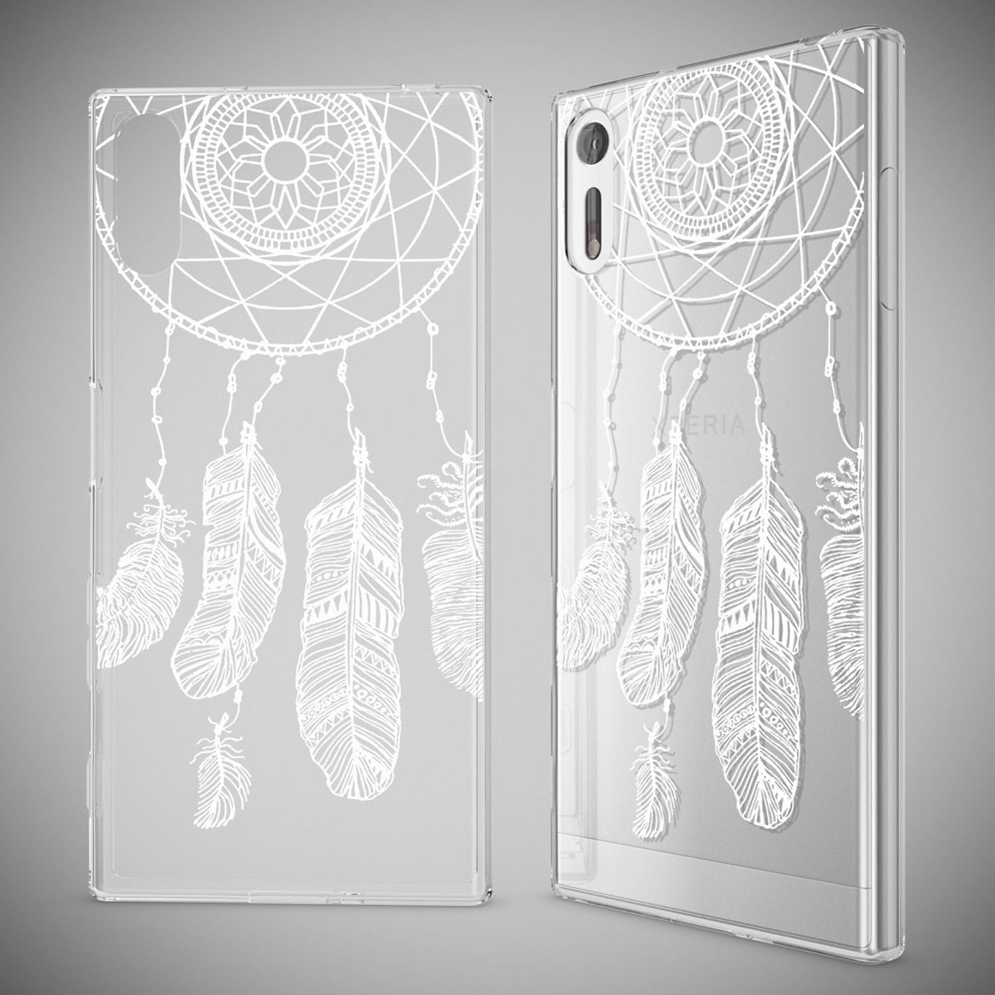 Sony Xperia XZ phone case by NALIA, silicone TPU motif case cover bumper, slim