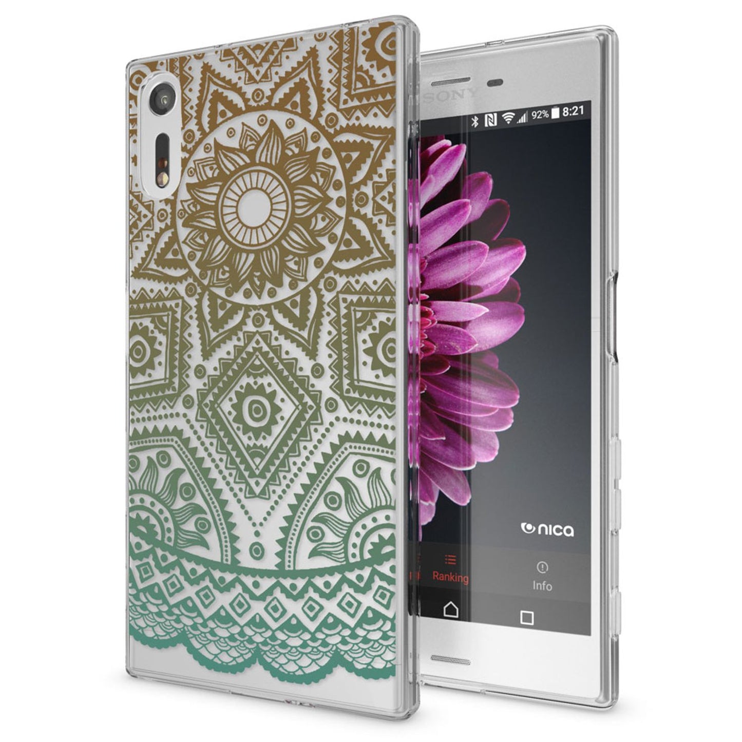 Sony Xperia XZ phone case by NALIA, silicone TPU motif case cover bumper, slim