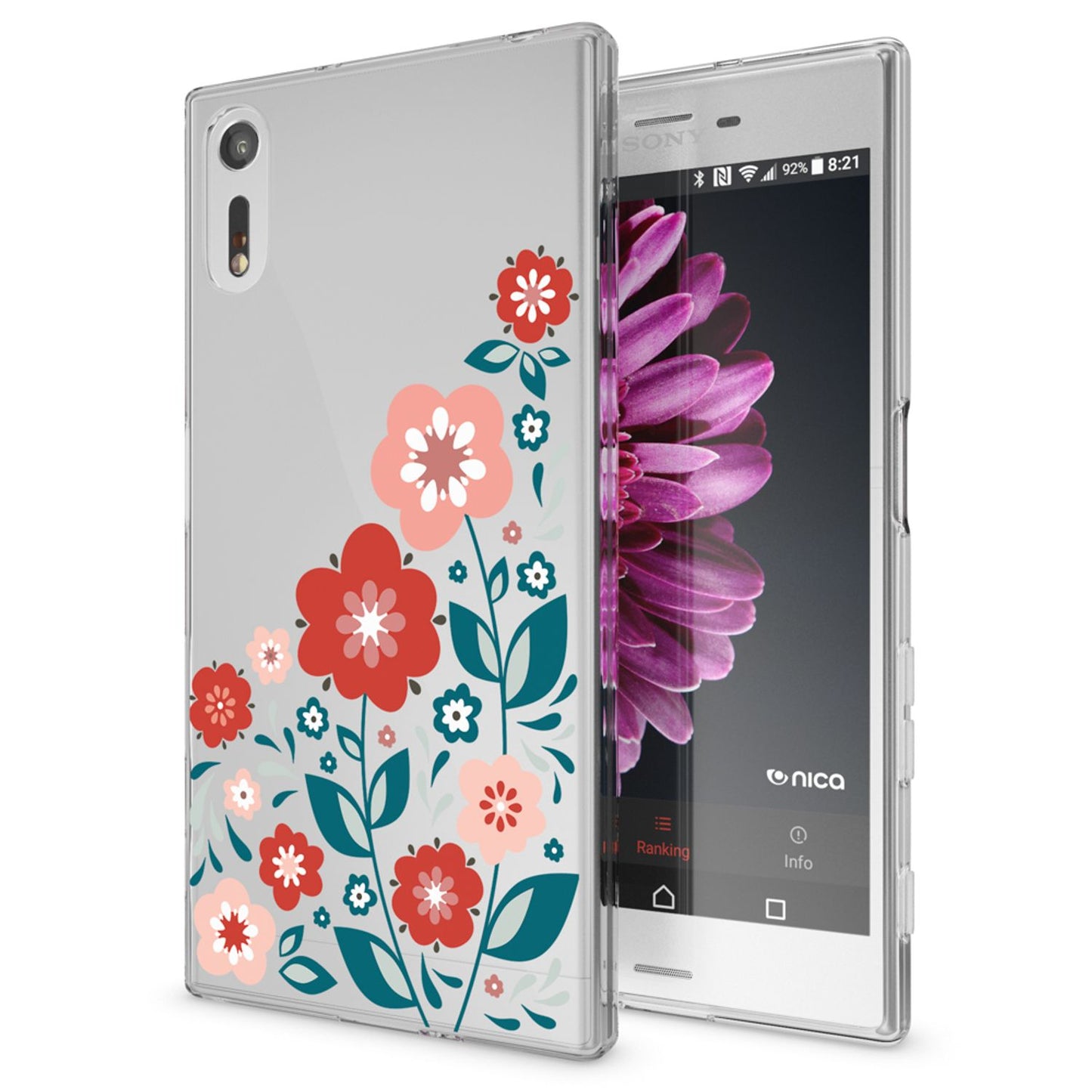 Sony Xperia XZ phone case by NALIA, silicone TPU motif case cover bumper, slim