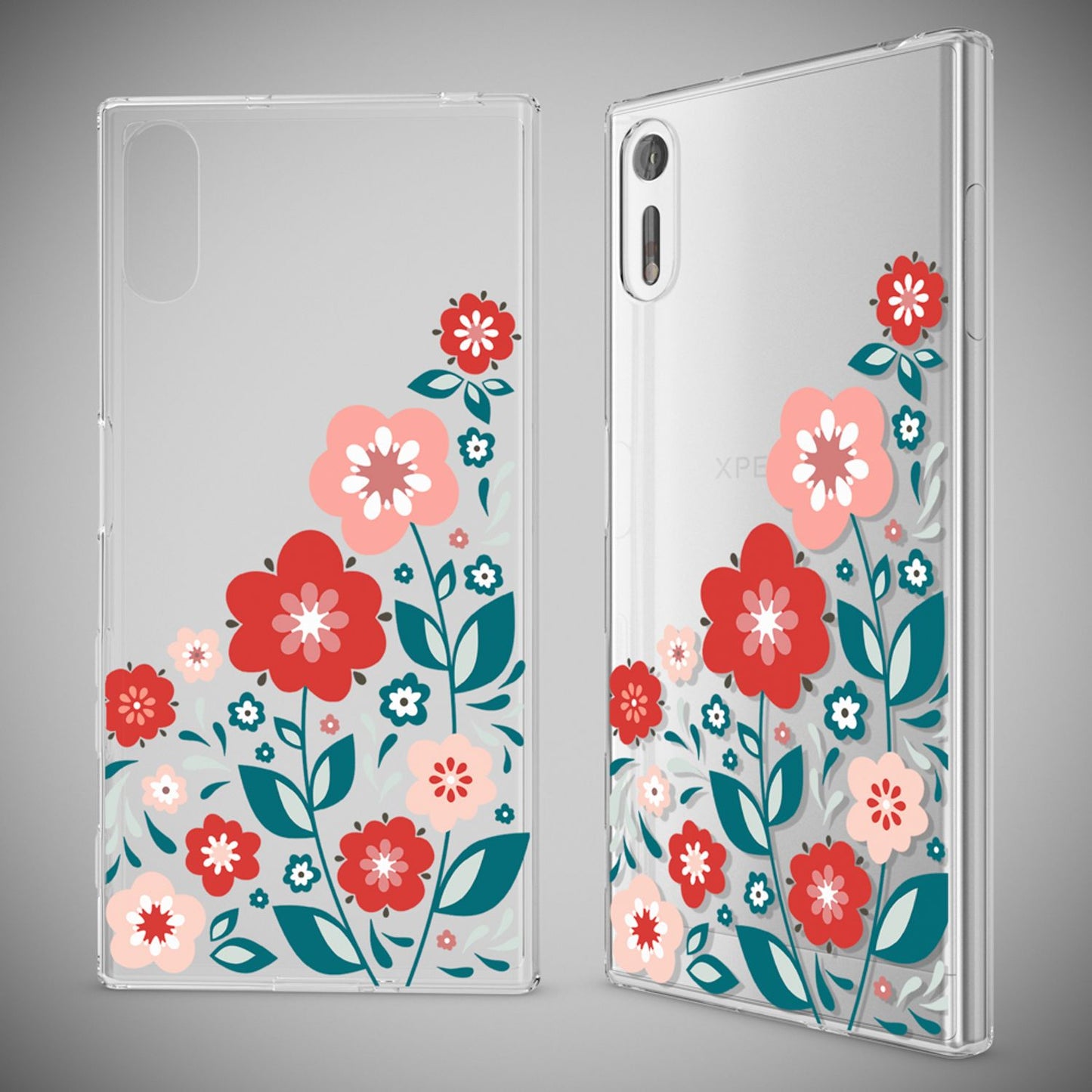 Sony Xperia XZ phone case by NALIA, silicone TPU motif case cover bumper, slim