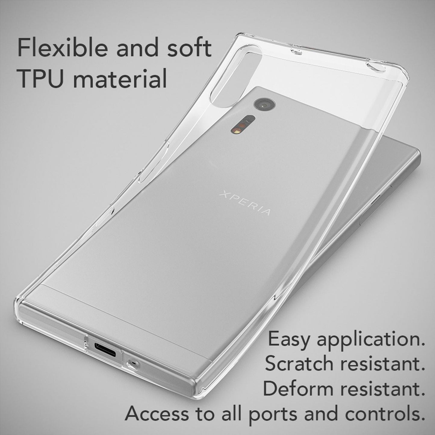 Sony Xperia XZ phone case by NALIA, silicone TPU motif case cover bumper, slim