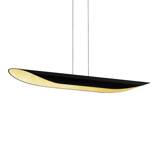 Bankamp Open Mind LED hengiljós frá B-flokki, loftlampi, ljós með gullblaði 