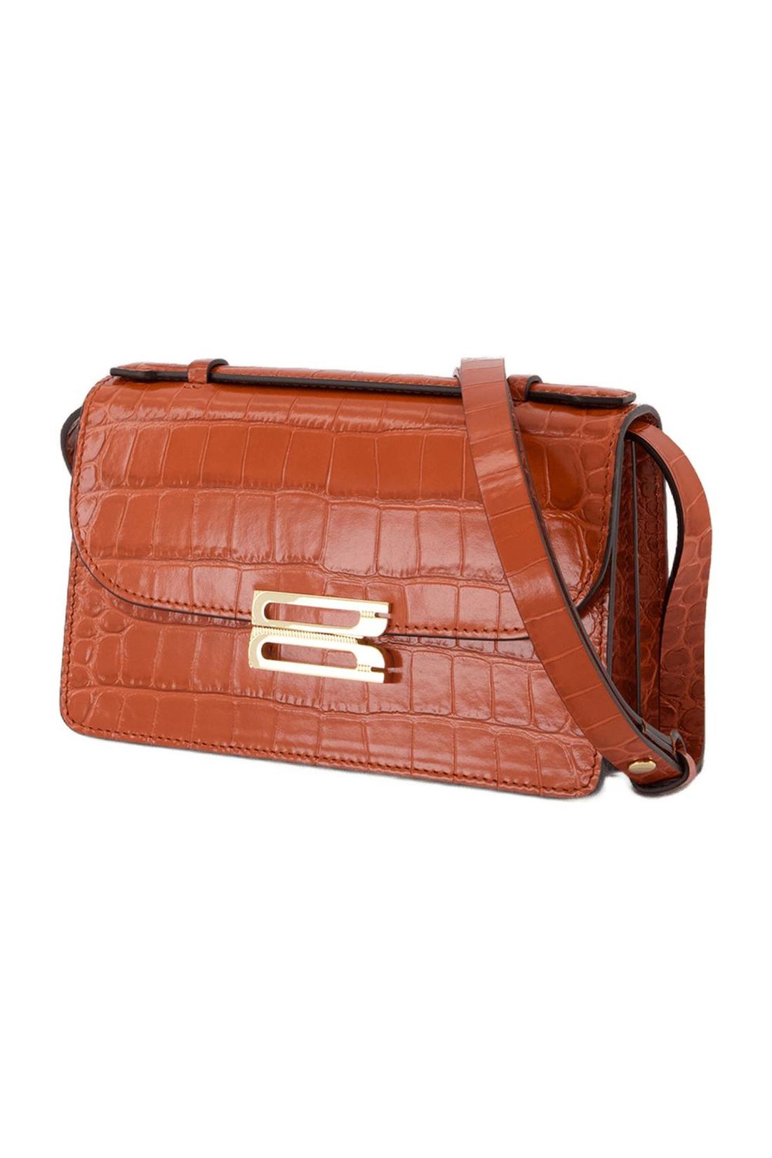 The Mini Dorian Schultertasche - Victoria Beckham - Leder - Rot