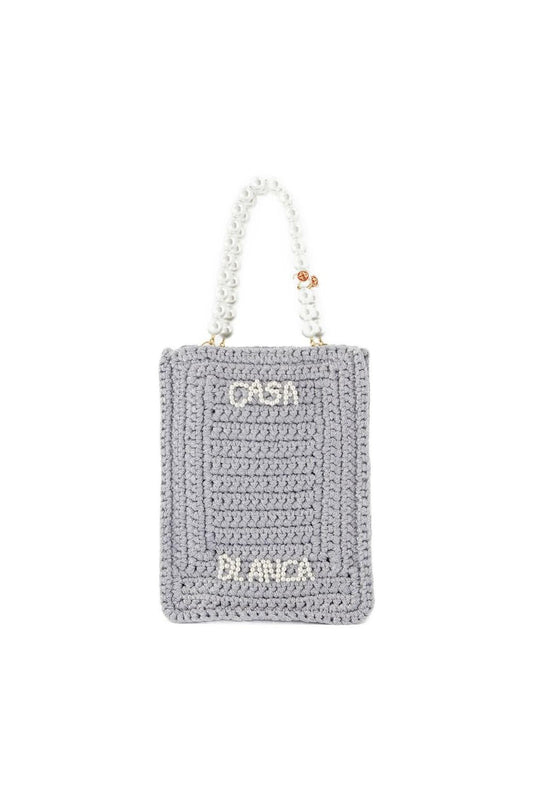 Cabas Pearl Mini - Casablanca - Synthetik - Grau