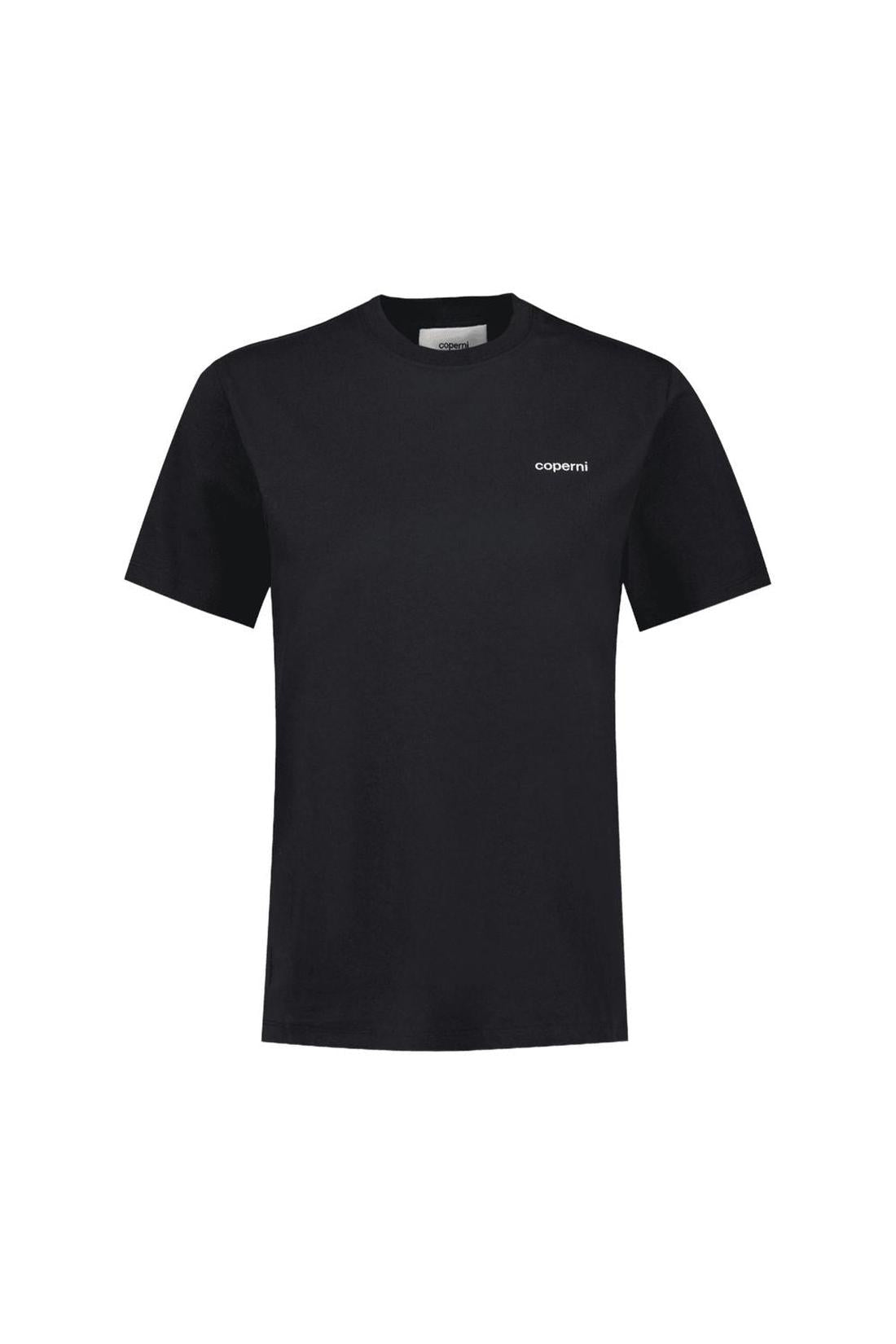 Boxy Logo T-Shirt - Coperni - Baumwolle - Schwarz