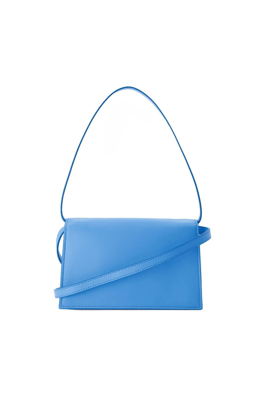 Mini Folder Schultertasche - Coperni - Leder - Blau